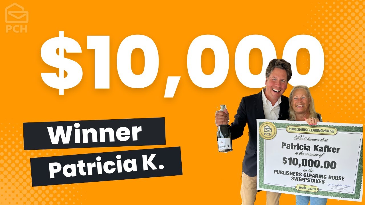 PCH Winner: Patricia K. of MA Won $10,000.00!