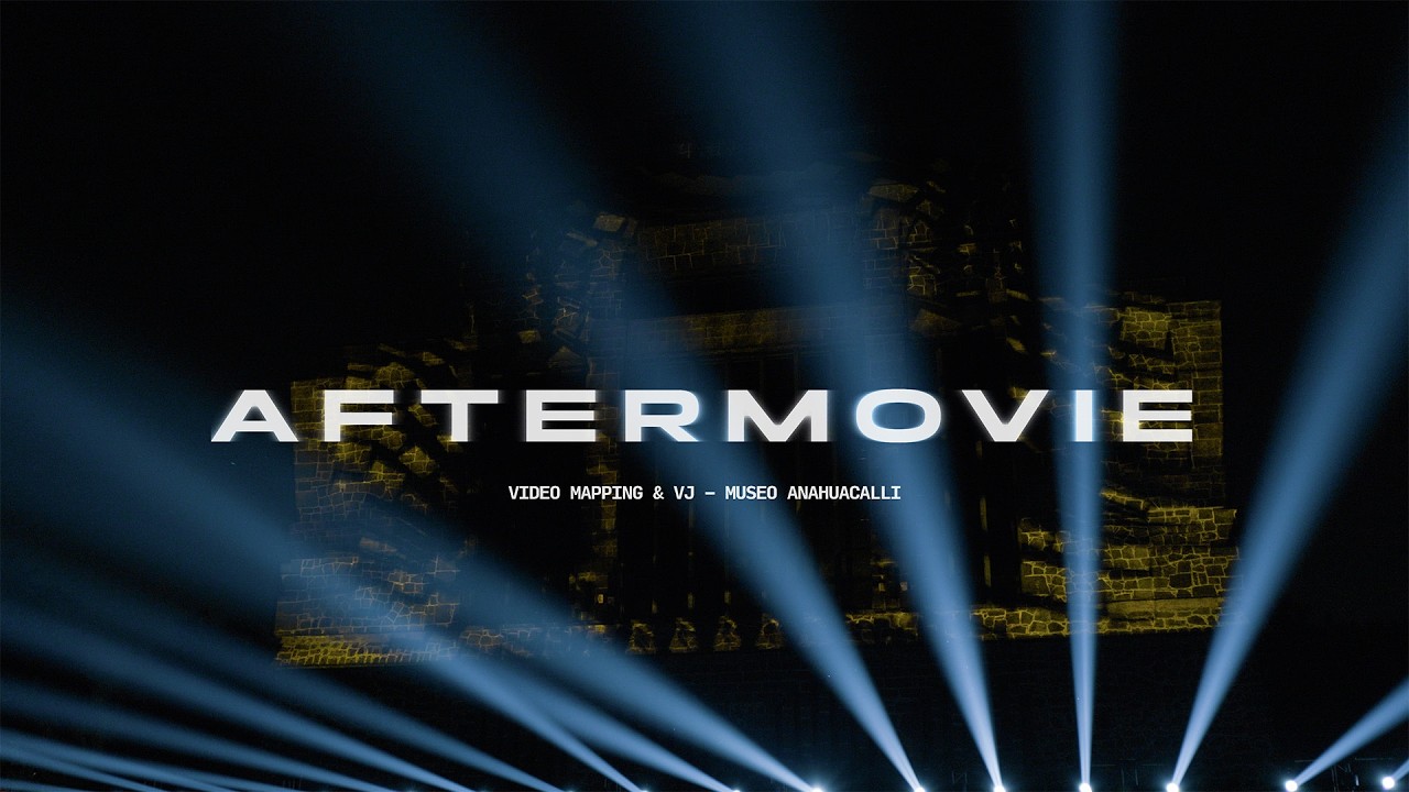 Aftermovie del Video Mapping en el Museo Anahucalli para Tom & Collins, Ciudad de México.