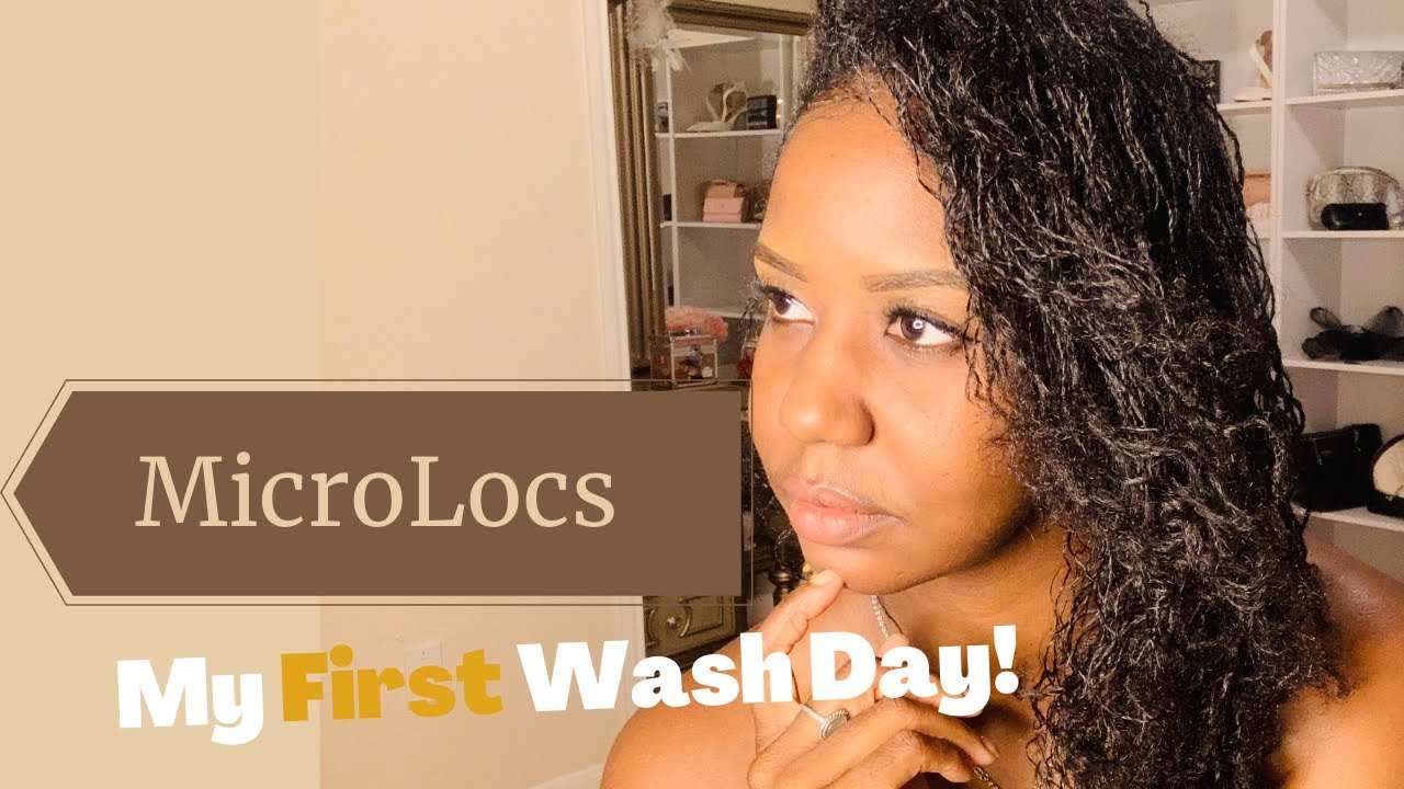 DIY Microlocs | My First Wash Day Experience