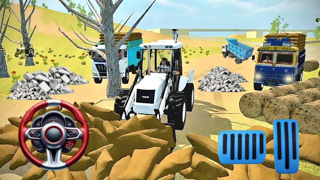 Loading 🔥🔥 a truck and stone Onto a Truck 😱💯 Heavy Vehicle Simulator 🤩 #gaming #tractor