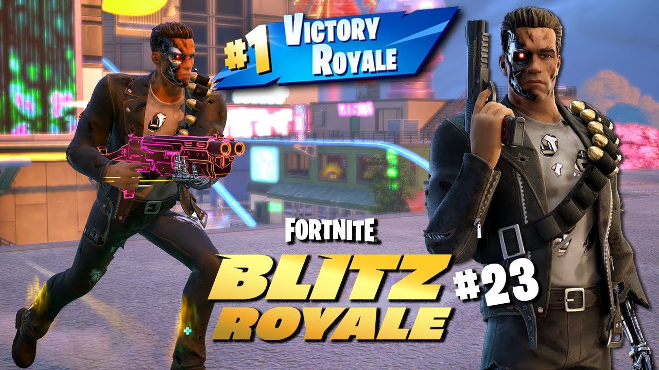 Fortnite Blitz Royale #23 | Terminator Skin