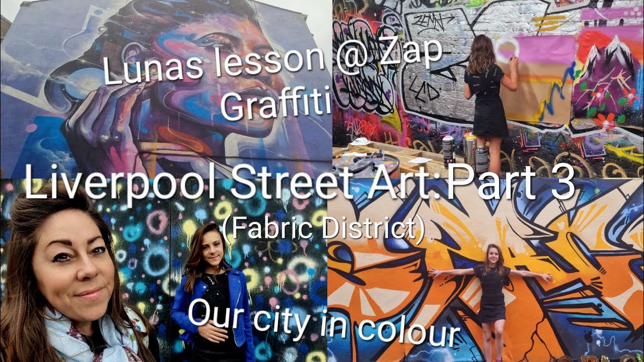 Liverpool Street Art Tour: Part 3 & Luna's lesson at Zap Graffiti