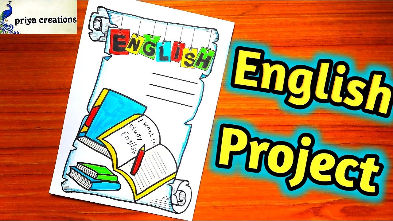 English/border design for english project/english project work designs/english project