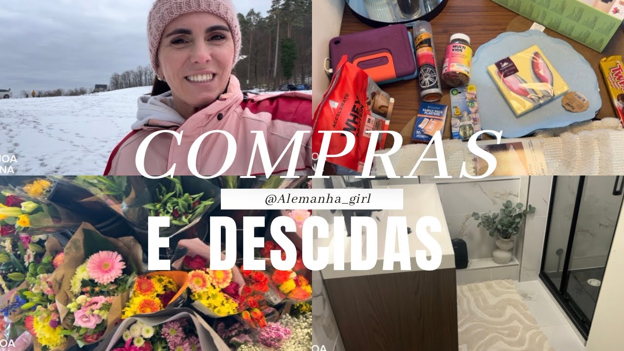 Compras sem plano, várias lojas… e um fim de semana que acabou na neve | #vlog 