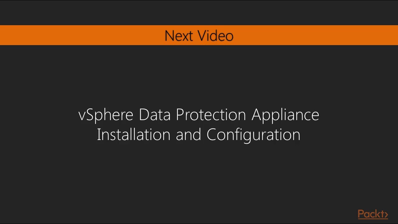 vSphere Data Protection Lab Tour and User Interface | vmare vsphare Lesson 5.1