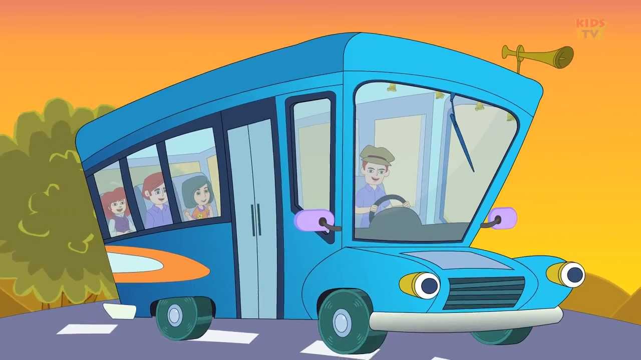 Wheels On The Bus | Kids Tv Nursery Rhymes For Toddlers | Cartoon Videos For Children