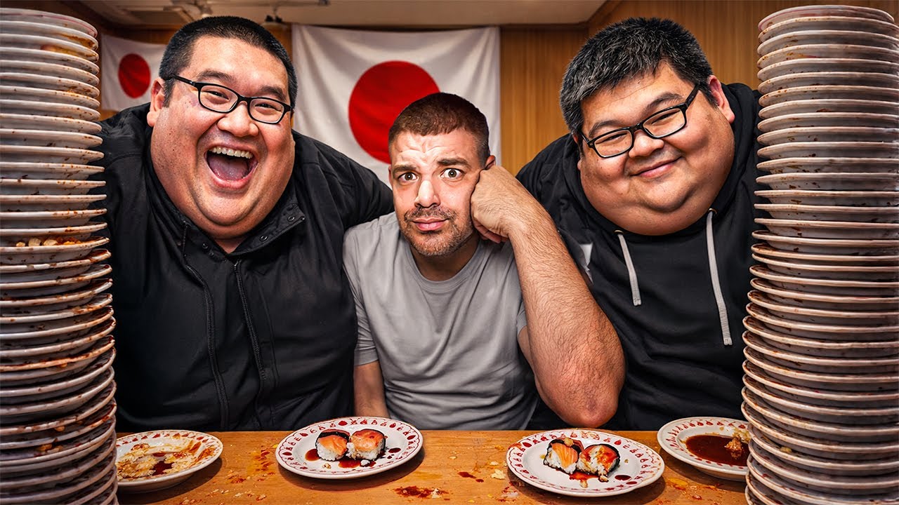 Alquilé DOS HOMBRES GORDOS en JAPÓN para COMER SUSHI SIN LÍMITES