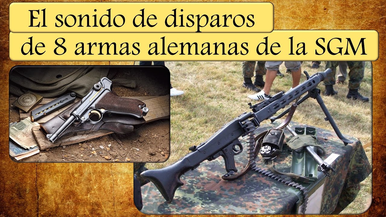 Ocho armas de infantería alemanas de la Segunda Guerra Mundial