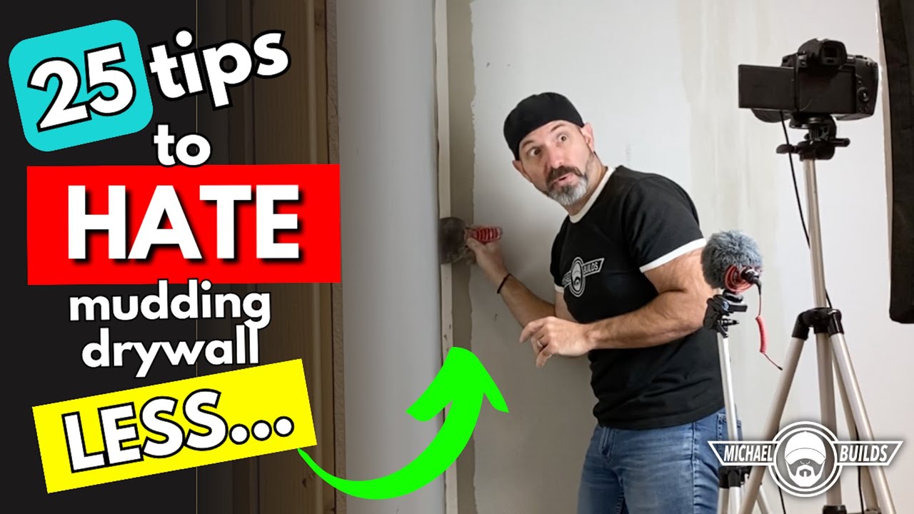 How to HATE mudding drywall LESS...