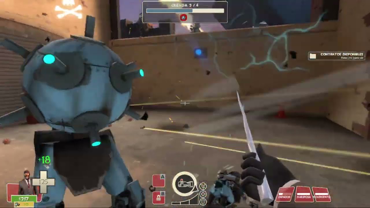 batalla epica de mann vs maquinas en team fortress 2