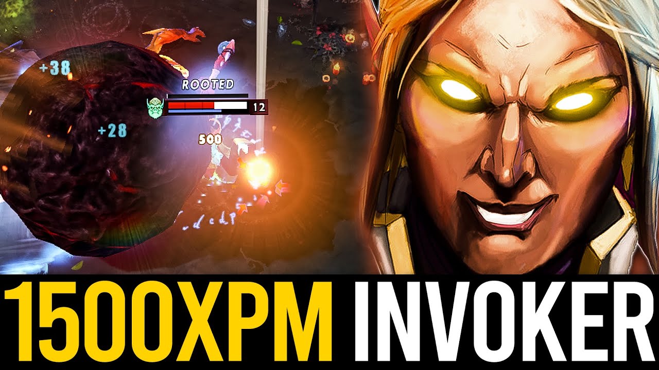 1500 XPM!! INSANE 32-Kill Invoker vs Necrophos Mid | Dota 2 Invoker