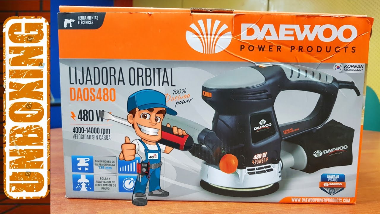 Poderosa Lijadora Orbital DAEWOO DAOS480 para tus trabajos |HERRAM EN CASA| (Midnight TV2000)