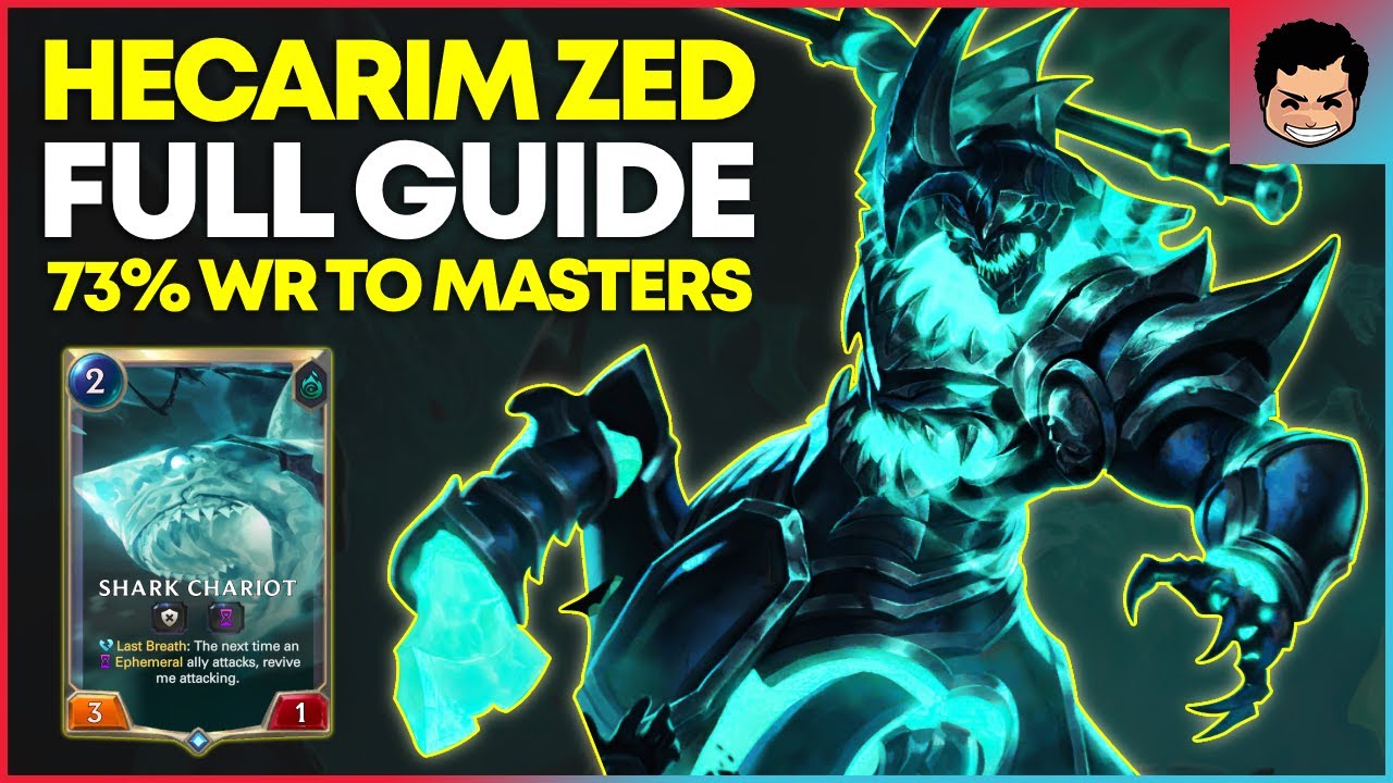 How I Reached MASTERS w/ Hecarim Zed (FULL GUIDE) | Legends of Runeterra Zed Hecarim Ephemeral Deck