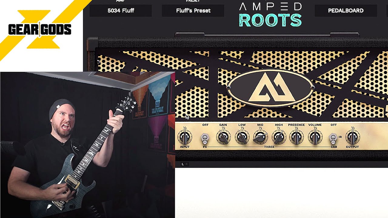 Let's Try ML Sound Lab AMPED ROOTS! (@RiffsAndBeards Signature Amp Sim) | GEAR GODS