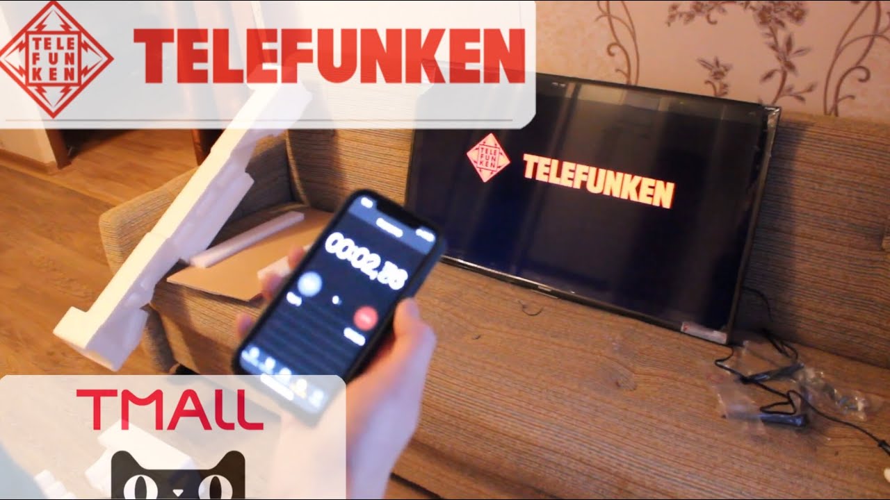 smartTV с TMALL за 15К! Telefunken TF-LED40S41T2S 40