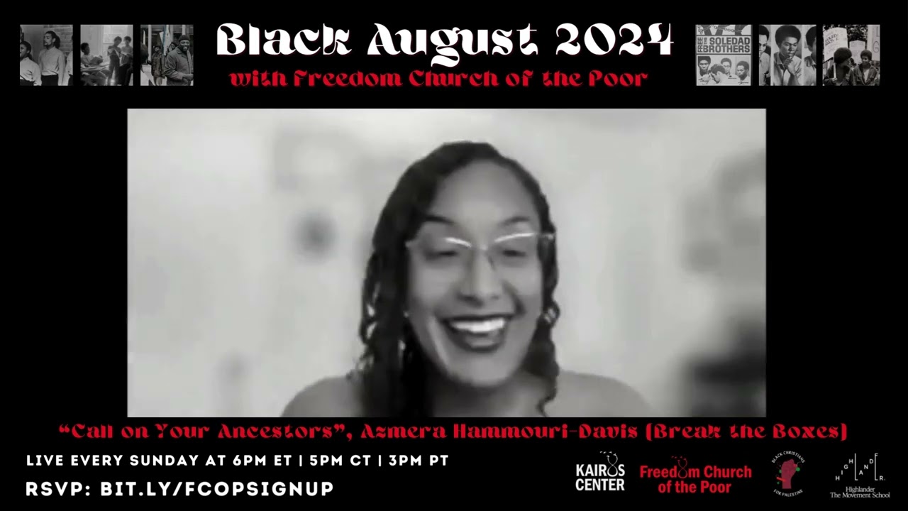 Azmera Hammouri-Davis, &ldquo;Call on Your Ancestors&rdquo; (Poem Only)