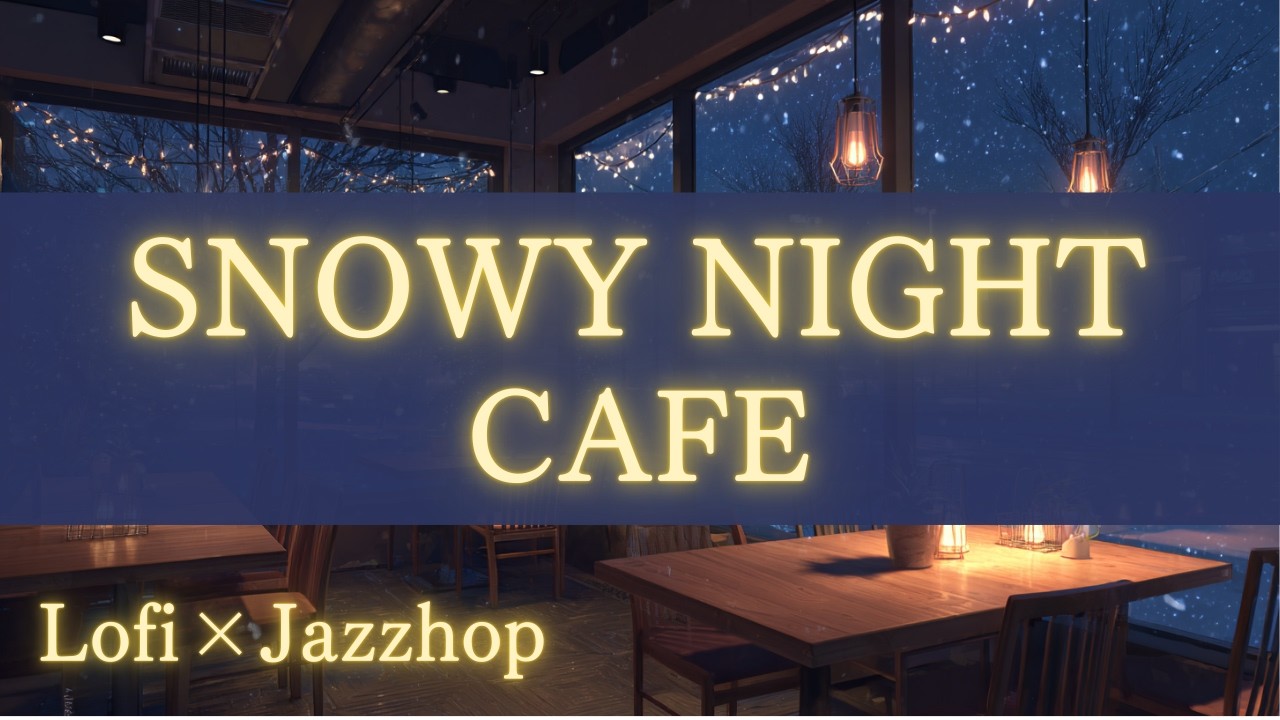 【1 hour】Deep Focus in a Snowy Cafe ❄️☕ Cozy Winter Jazz for Work & Study