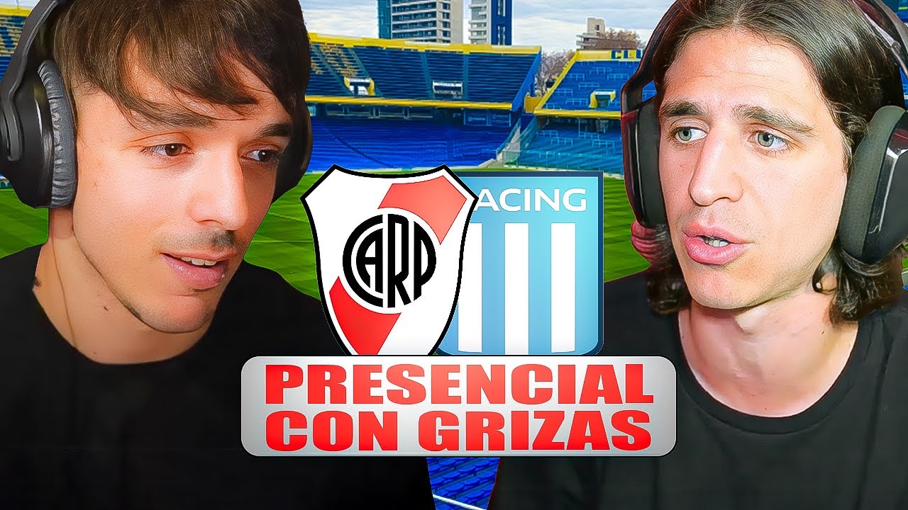 PRESENCIAL con GRIZAS: RIVER-RACING!!! NOS VAMOS a ROSARIO!!! / BENITO SDR