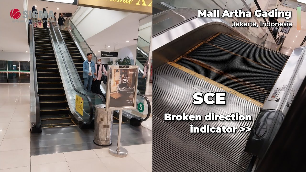 SIGMA Escalators - Mall Artha Gading, Jakarta, ID