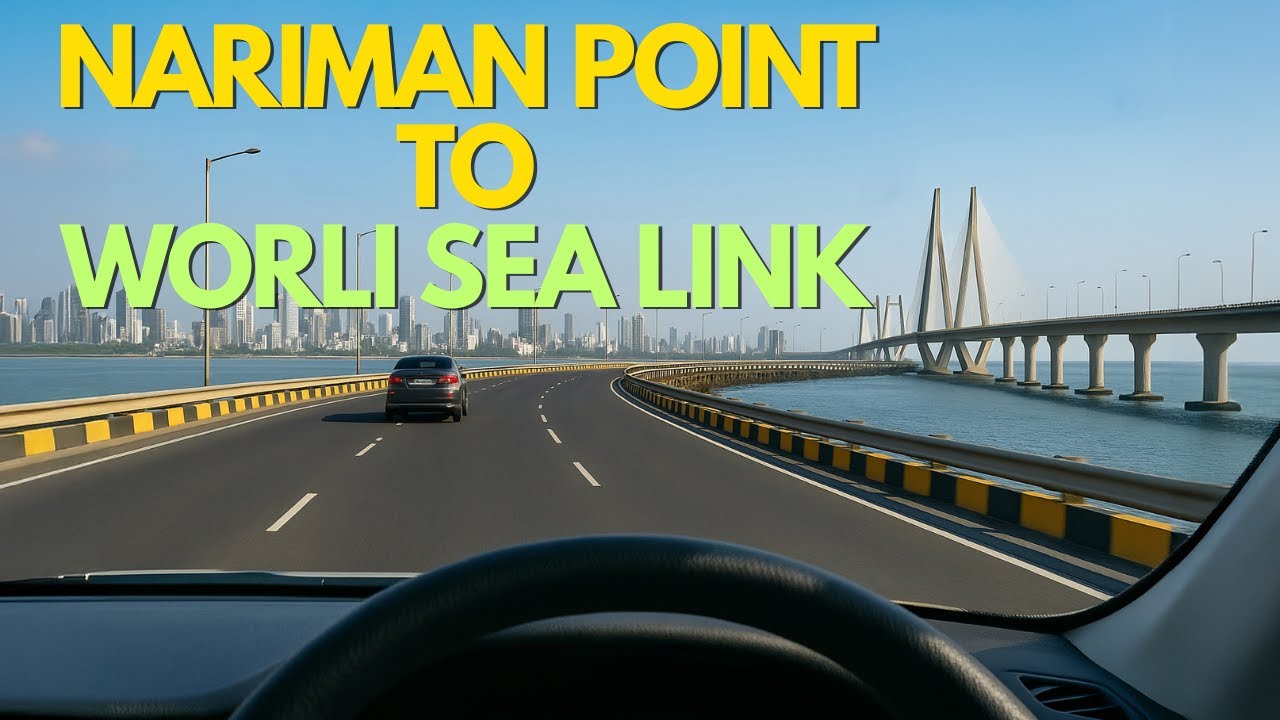 Nariman Point to Worli Sea Link Drive | Mumbai Coastal Road 2025 | Marine Drive to Sea Link Tour