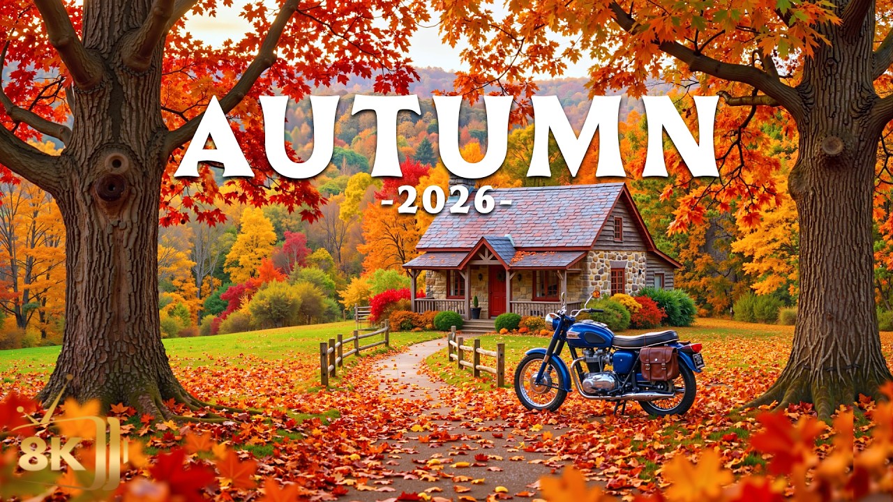 Peak Autumn 2026 4K 🍁 Fiery Maple Forests, Misty Mornings & Serene Nature