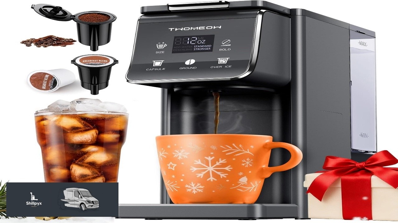 K Cup Coffee Maker With Bold Setting Single Serve Hot & Iced