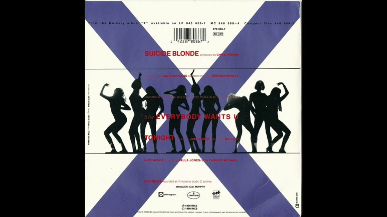 INXS - Suicide Blonde (Instrumental)