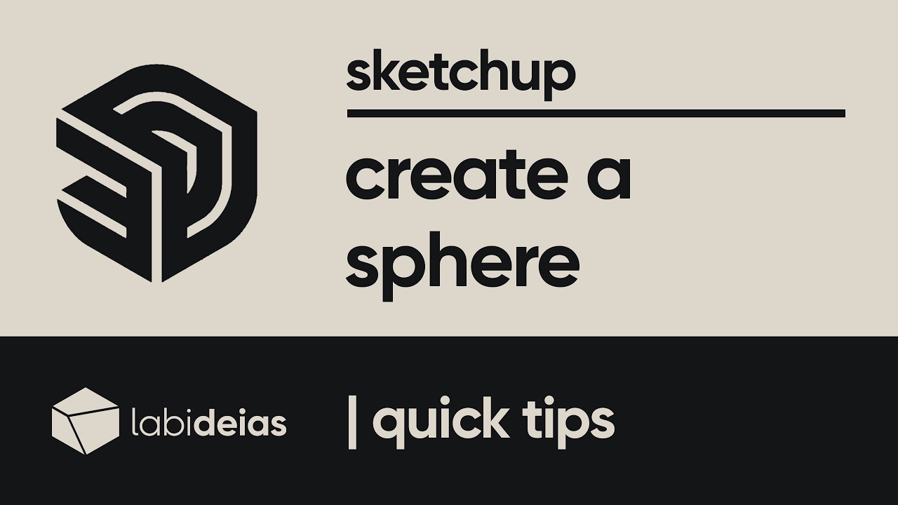 sketchup | how to create a sphere