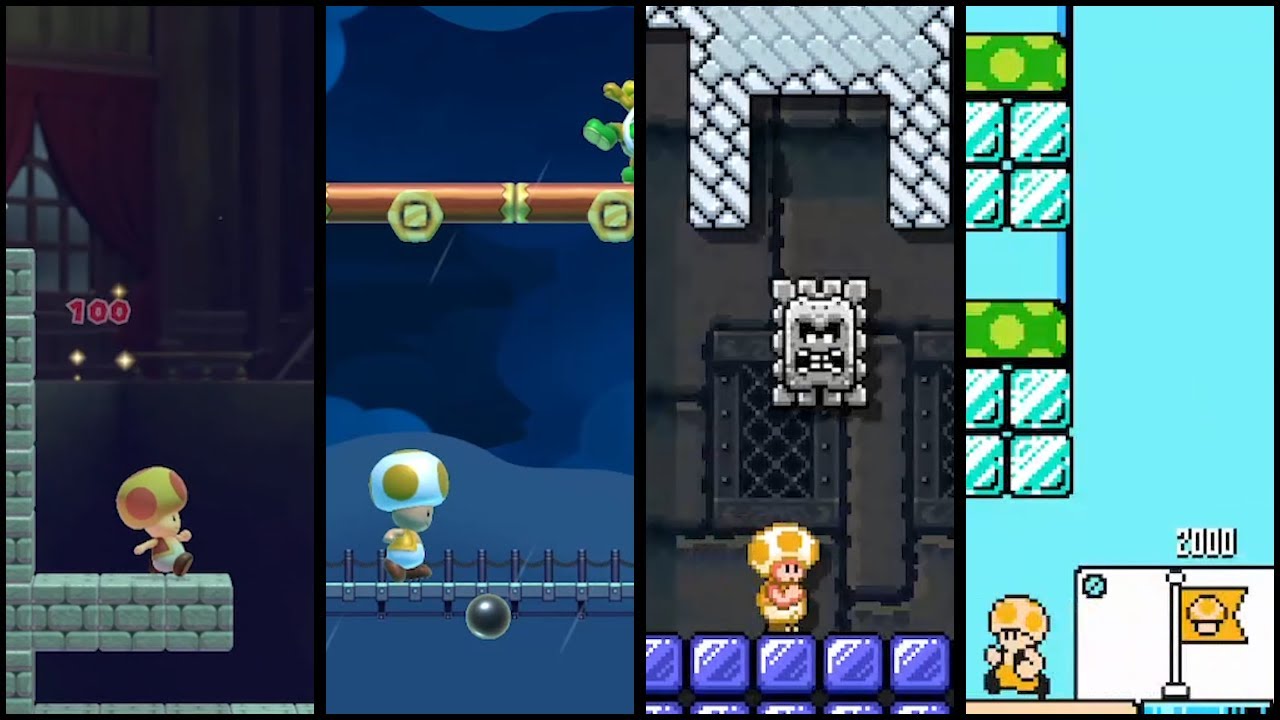 Yellow Toad in Super Mario Maker 2 (Mod)