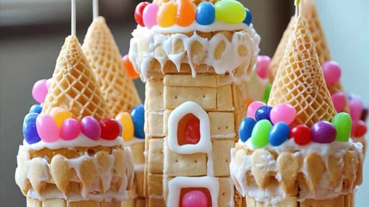 Screensaver for Gingerbread House Decorating Party with Ideas for Inspiration