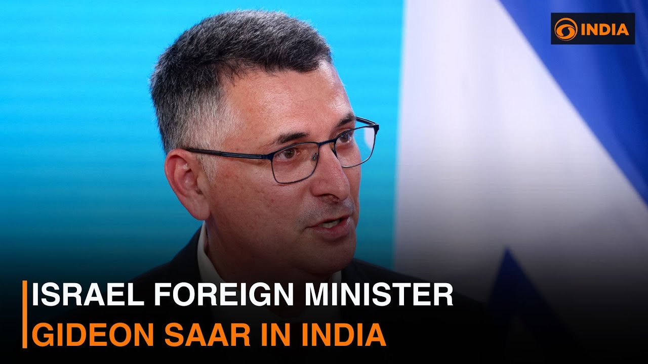 Israel Foreign Minister Gideon Saar in India