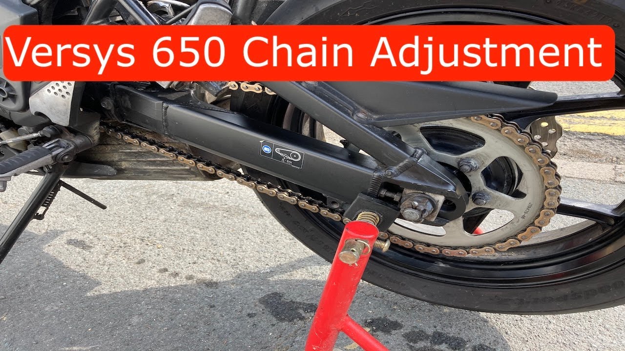 Регулировка цепи Versys 650