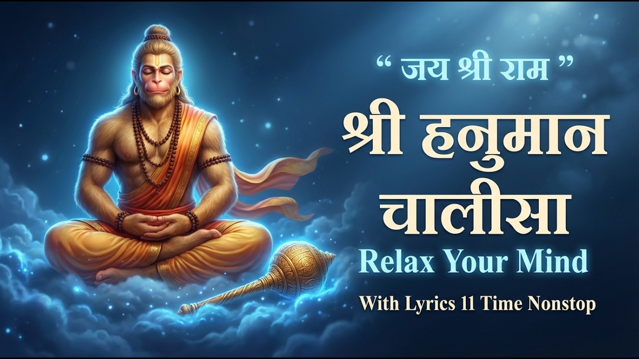 Nonstop🔱Shri Hanuman Chalisa | Powerful Chant for Strength, Peace & Protection🔱(Official Video)