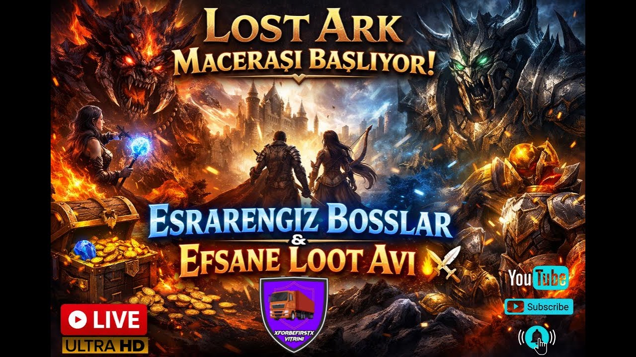 🌙🌌 Lost Ark Macerası Başlıyor! | Esrarengiz Bosslar & Efsane Loot Avı 🔥🗡️🌙