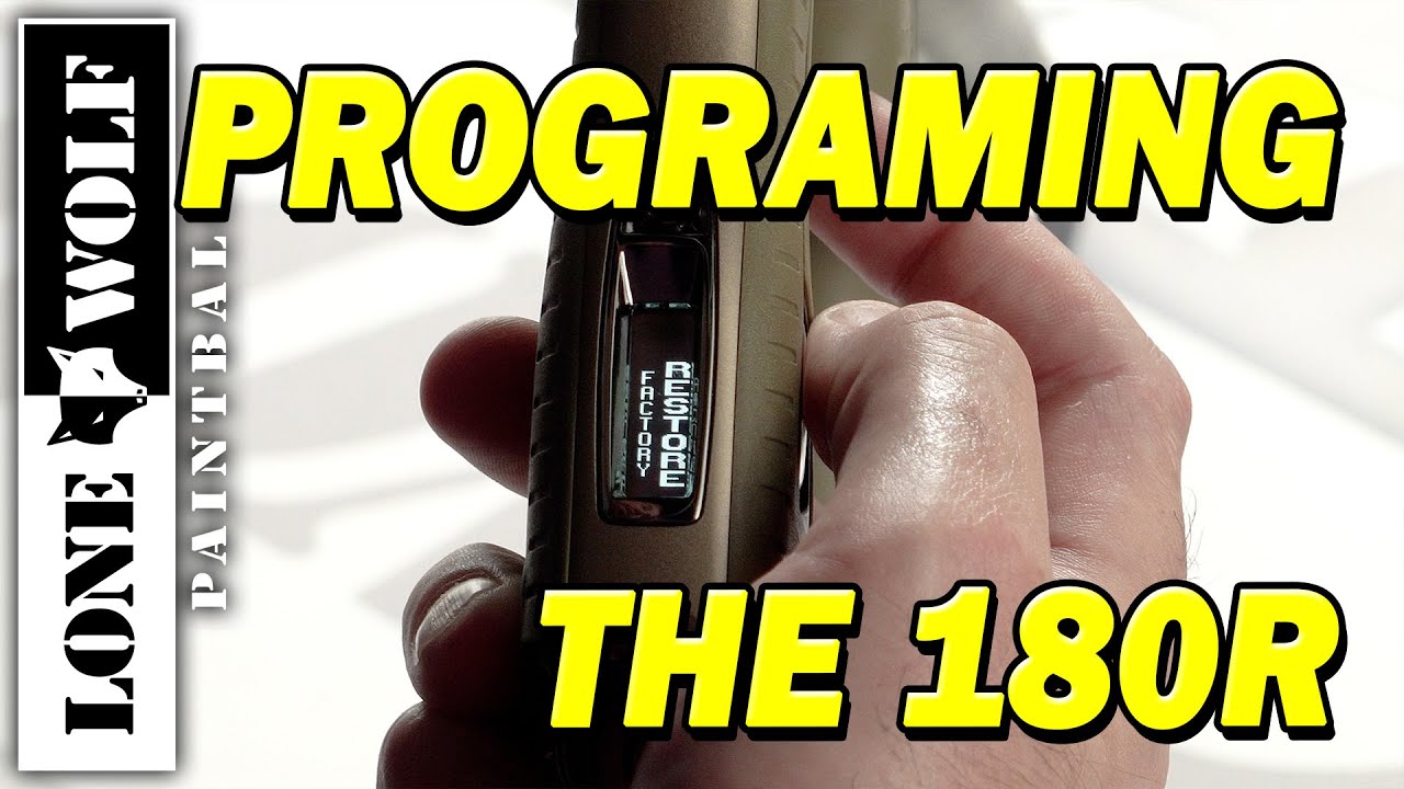 How to Program the Planet Eclipse Gtek 180R + Factory Reset | Lone Wolf Paintball