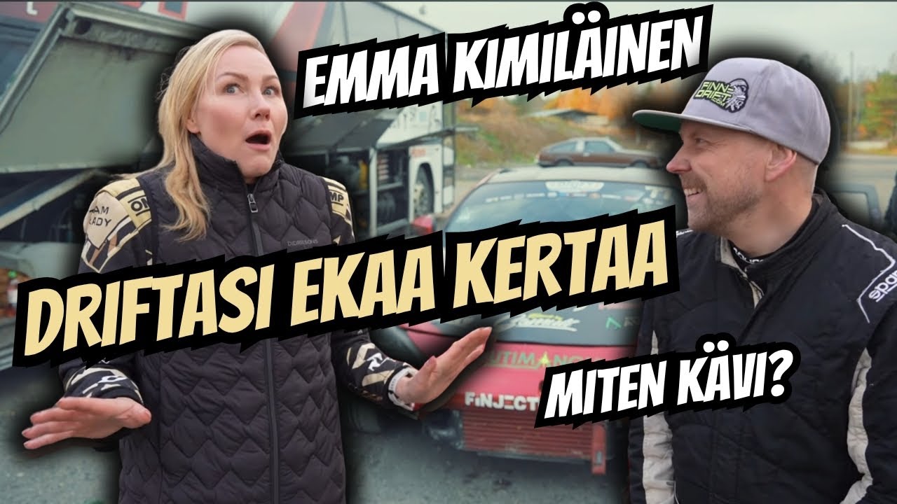 Emma Kimiläinen ja Niko testasi Sebun Drifteriä Hyvinkäällä
