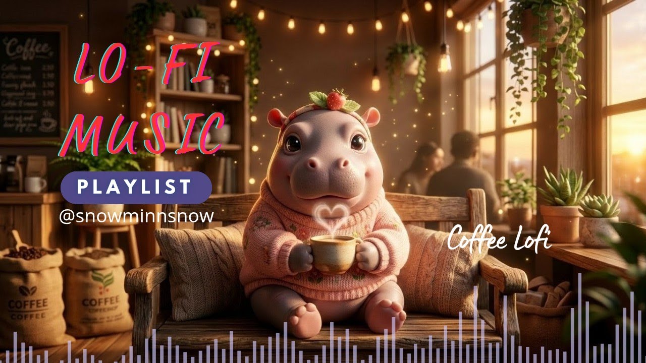 🦛 you're doing great today. take a breath 🌿 (coffee lofi)