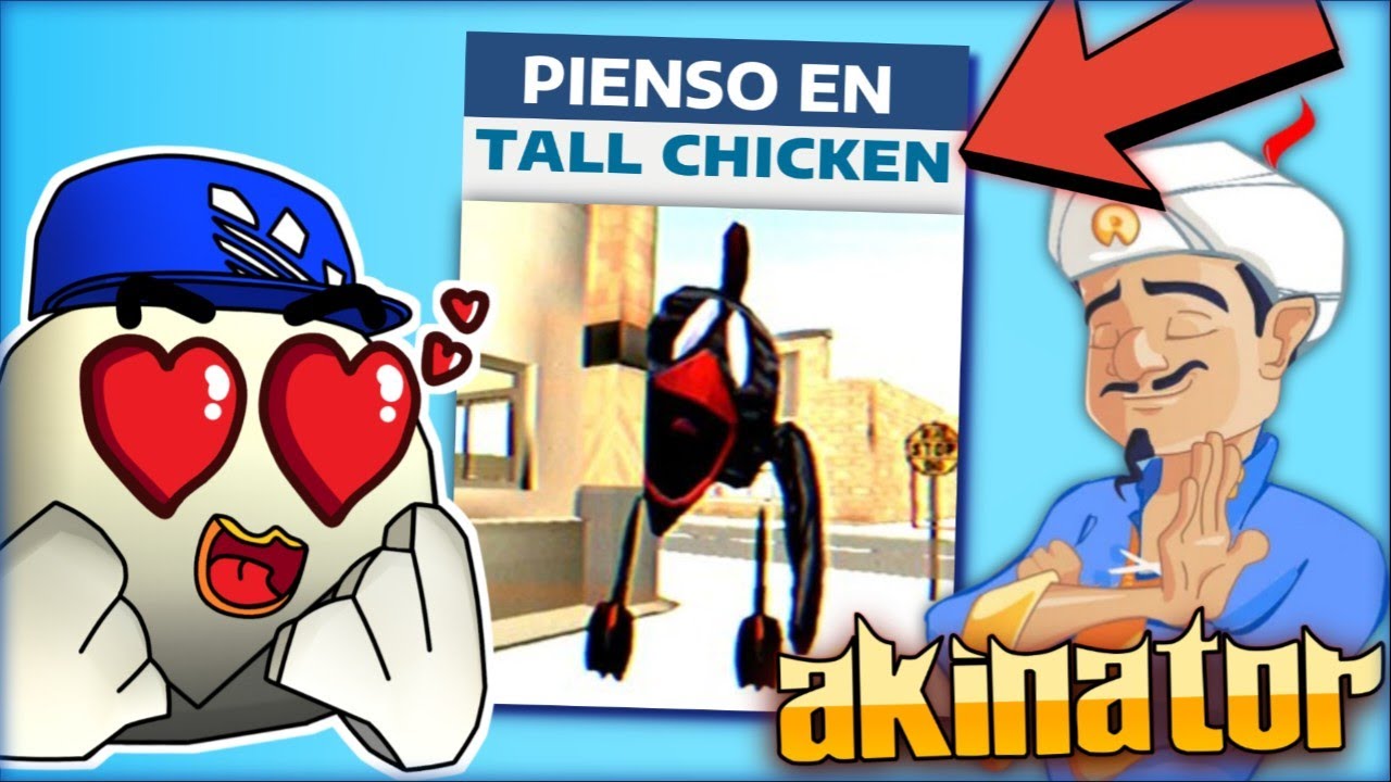 ⚡¿PODRÁ Akinator ADIVINAR A LAS ENTIDADES De Chicken Gun? 🤩 | J.R CRACK
