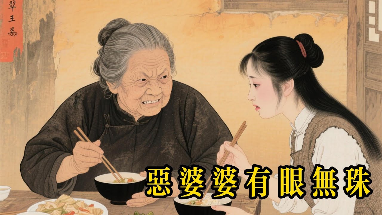 兒媳帶破碗出嫁，惡婆婆嫌晦氣要趕人，兒媳冷笑：「摔了它，你李家九族都赔不起！」婆婆跪地求饒已太晚！民間故事, 婆媳矛盾, 惡婆婆, 因果報應, 情感故事, 聽書, 說書#民間故事 #故事分享 #情感