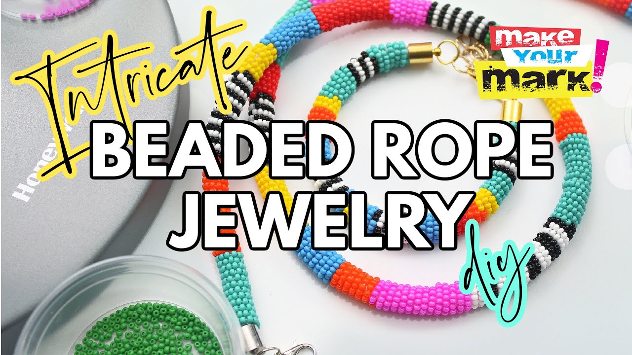Beaded Rope Jewelry for John Bead Featuring Czech Seed Beads at Joann Stores!