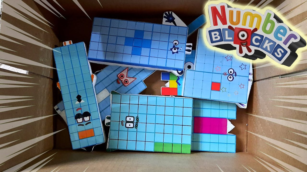 Box Full of MYSTERY Numberblocks 1-20 Vs Step SQUAD - ASMR Looking For Numberblocks #625