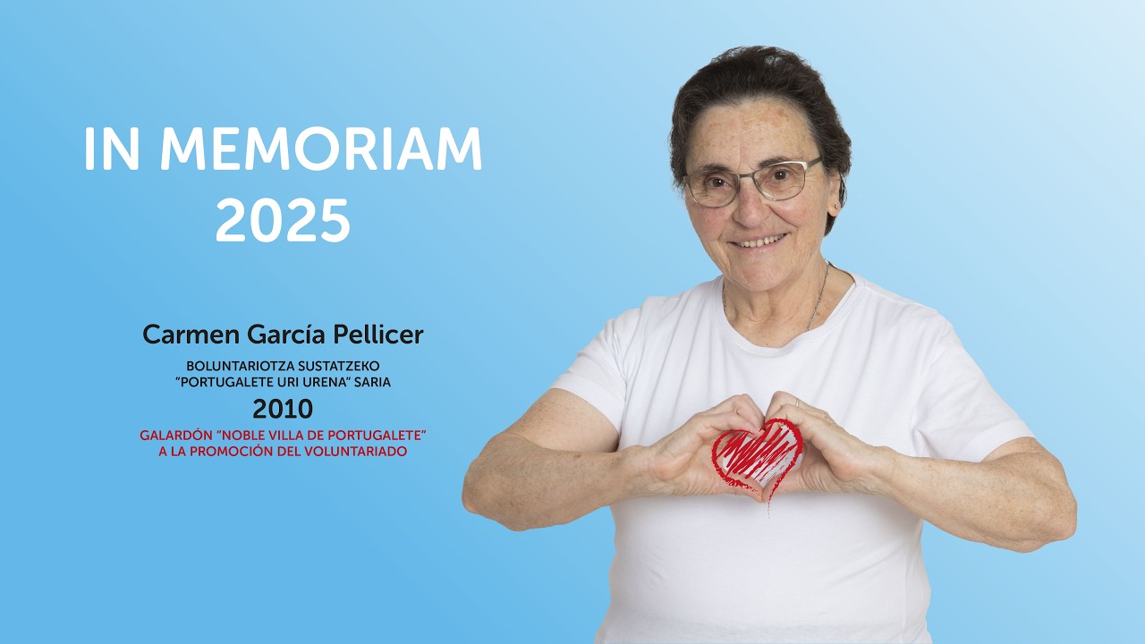 IN MEMORIAM CARMEN GARCÍA PELLICER (Irailak 11 septiembre 2025)  Munduko emakume bat.