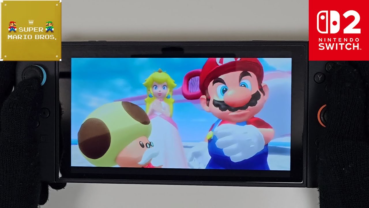 Super Mario Sunshine Nintendo Switch 2 Handheld Gameplay
