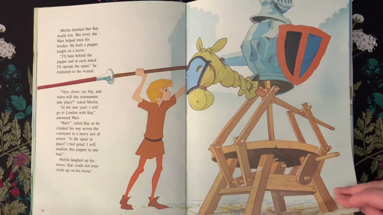 Walt Disney The Sword in the Stone Storybook!