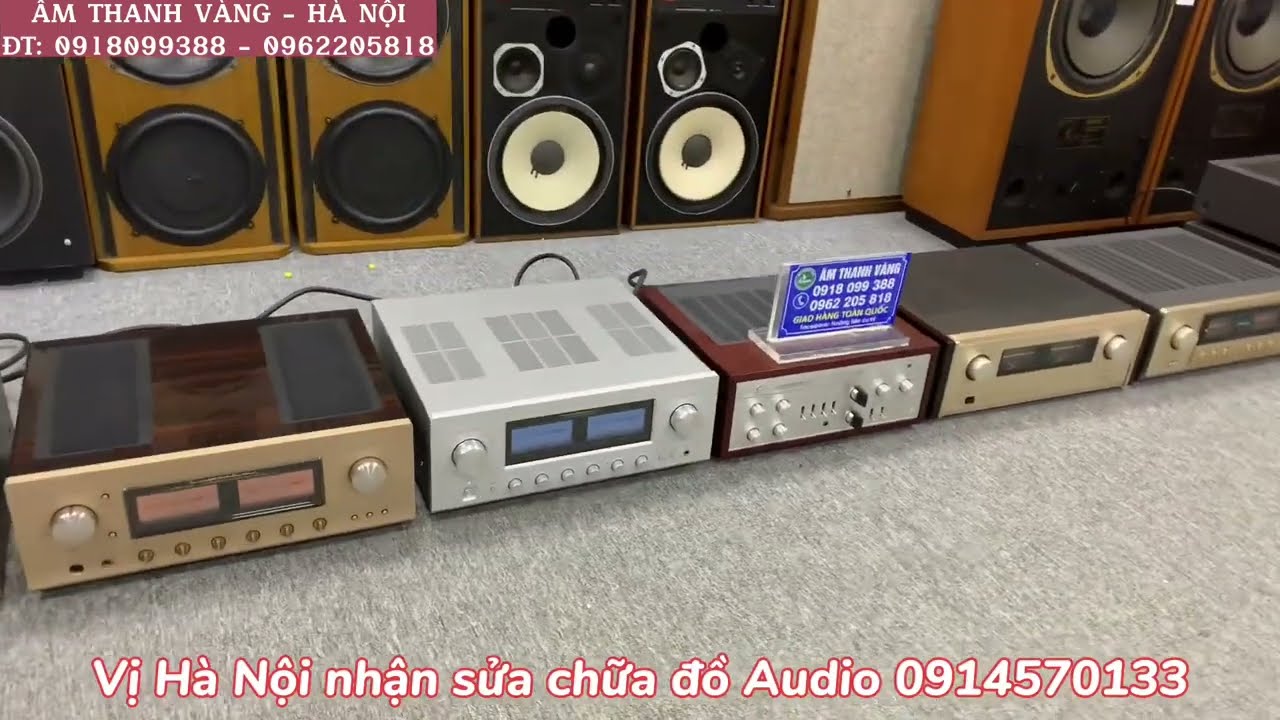 TỔNG HỢP 8 CHIẾC ÂMPLY NHẬT LUXMAN L505S, L507SII, L505UX, LX32U VÀ ACUPHASE E305, E307, E212, E406V