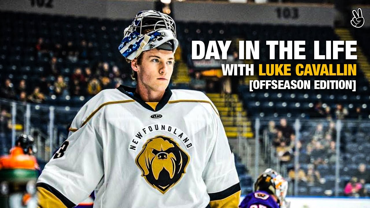 Day In The Life of a Professional Hockey Goalie with Luke Cavallin [Offseason Edition]