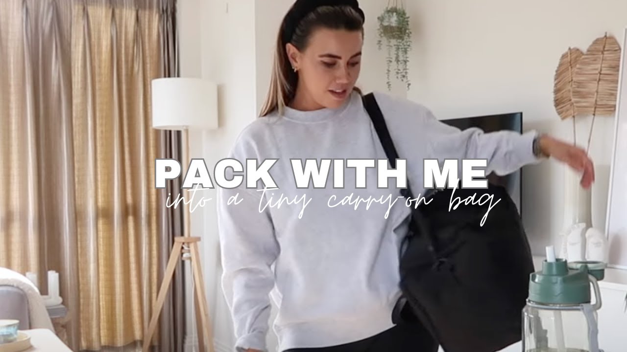 PACK WITH ME IN AN UNDER SEAT CABIN BAG FOR A LONG WEEKEND IN CYPRUS