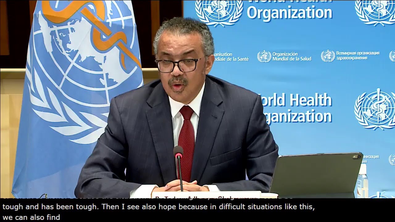 Media briefing on COVID-19