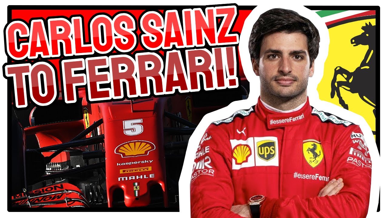 CARLOS SAINZ To Ferrari For 2021!