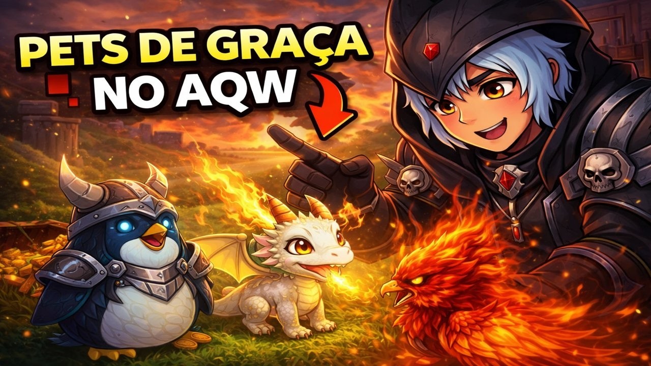 TOP Pets GRÁTIS no AQW que você precisa pegar agora! #aqw
